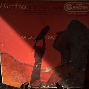 RCA Camden Al Goodman and His Orchestra album titled "Speak Low".